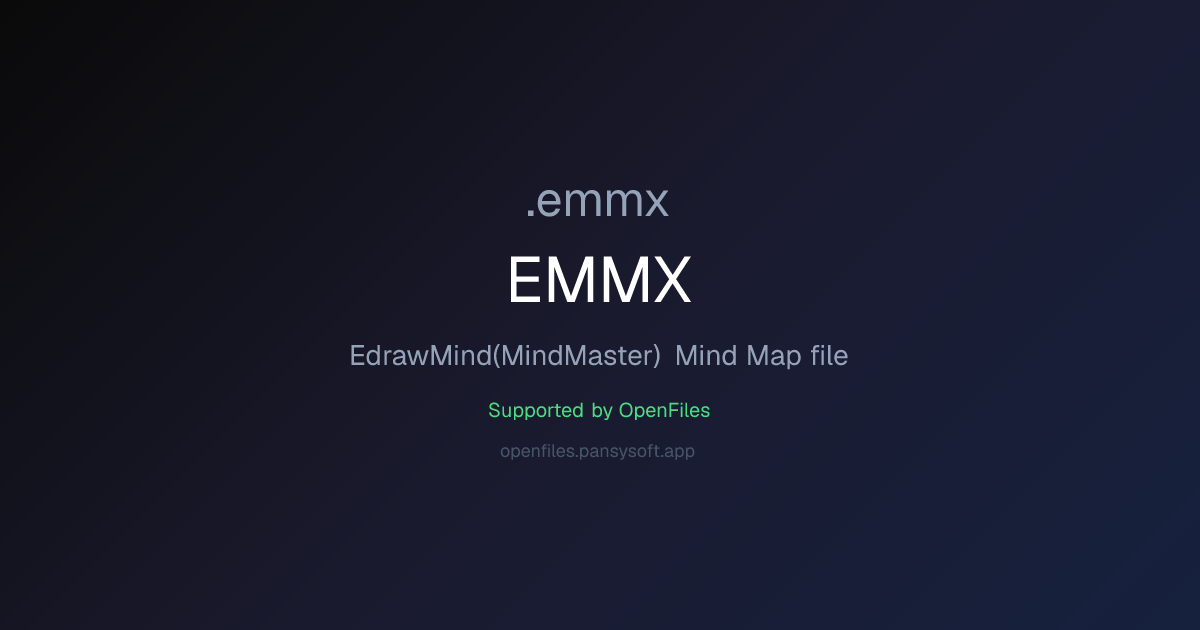 How to Open EMMX Files - OpenFiles