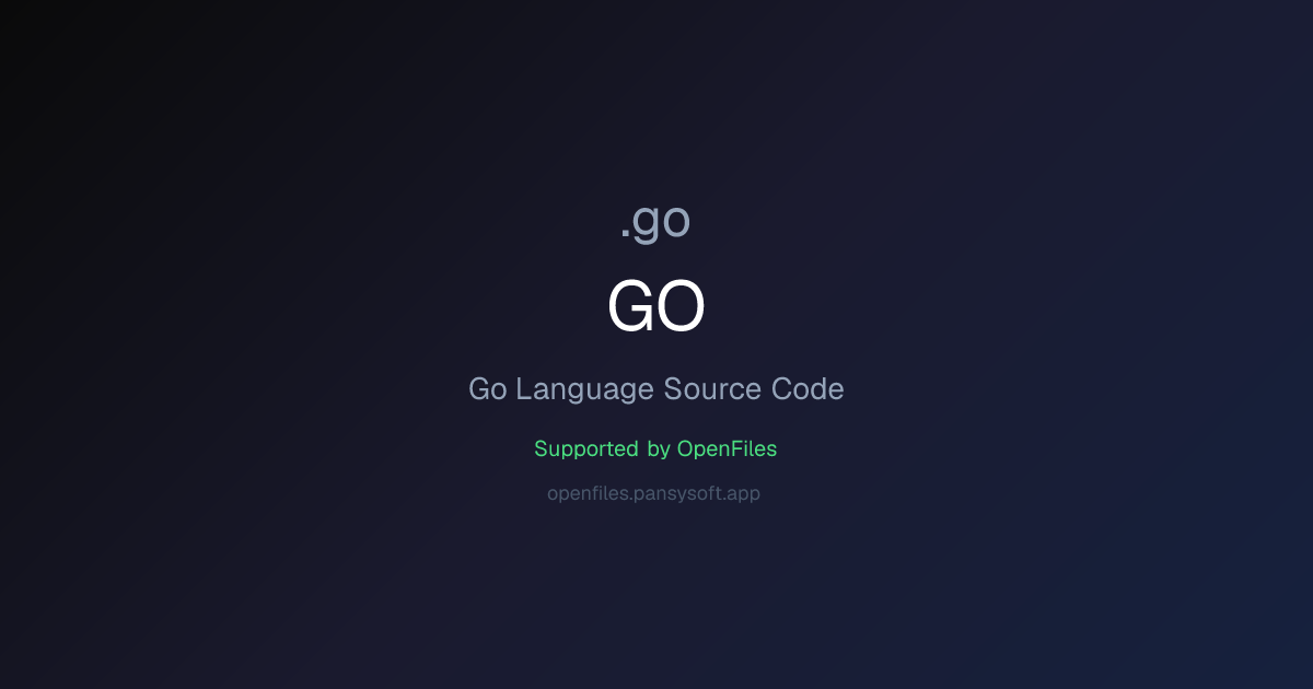 How to Open GO Files - OpenFiles