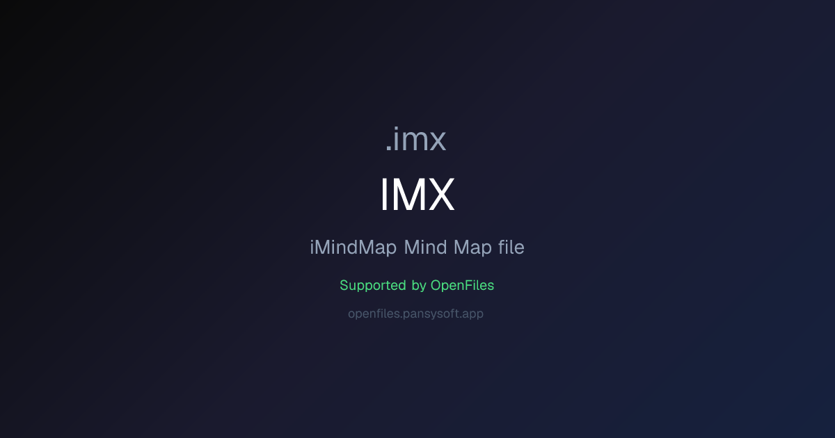 How to Open IMX Files - OpenFiles