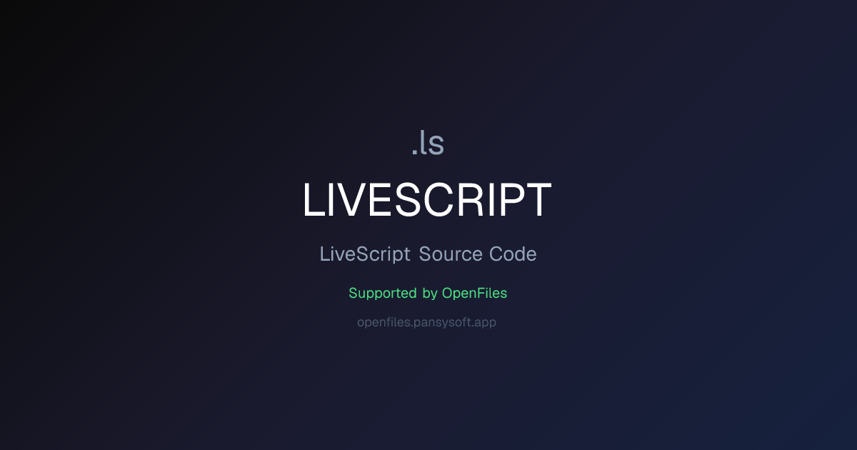 How to Open LIVESCRIPT Files - OpenFiles